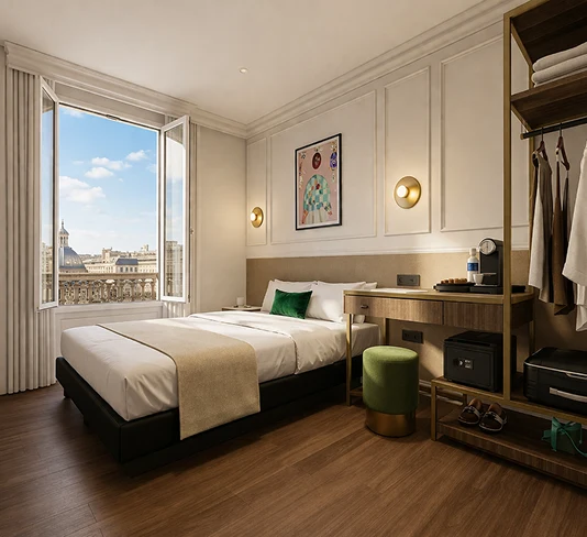 Chambre de l'hôtel Beauvoisin Pigalle Paris