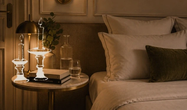Chambre à l'hotel Beauvoisin